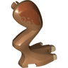Dinosaur Leg Large (Rear) Stygimoloch Right with Pin, Tan Claws and Dark Orange Blotch Pattern