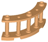 Fence 4 x 4 x 2 Quarter Round Spindled with 3 Studs