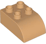 Duplo, Brick 2 x 3 Slope Curved