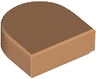 Tile, Round 1 x 1 Half Circle Extended