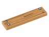 Tile 1 x 4 with Wood Grain and 3 Silver Nails Pattern