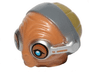 Minifigure, Head, Modified SW Maz Kanata Pattern