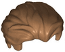 Minifigure, Hair Swept Back with Slight Widow's Peak and Short Sideburns