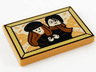 Tile 2 x 3 with Lily and James Potter Portrait Pattern