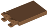 Tile, Modified 2 x 3 with 2 Open O Clips