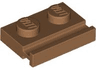 Plate, Modified 1 x 2 with Door Rail