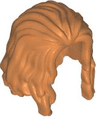 Minifigure, Hair Long, Parted in Front