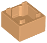 Container, Box 2 x 2 x 1 - Top Opening with Flat Inner Bottom