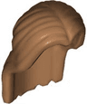 Minifigure, Hair Long, Parted in Center
