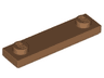 Plate, Modified 1 x 4 with 2 Studs with Groove