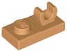 Plate, Modified 1 x 2 with Open O Clip on Top