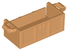 Container, Treasure Chest Bottom with Slots in Back