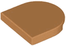 Tile, Round 2 x 2 Half Circle Extended