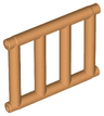 Bar 1 x 4 x 3 Grille with End Protrusions
