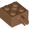Brick, Modified 2 x 2 with Pin and Axle Hole