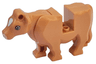 Cow Body with Light Nougat Muzzle and White Spot on Head Pattern