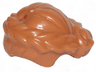 Minifigure, Hair Female Short, Braided on Sides, Hole on Top