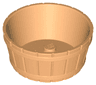 Container, Barrel Half Large with Axle Hole