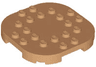 Plate, Modified 6 x 6 with Rounded Corners and 4 Feet