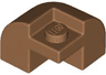 Slope, Curved 2 x 2 x 1 1/3 Corner Round with Recessed Stud