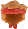 Minifigure, Hair Tousled with Molded Red Bandana Headband Pattern
