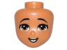 Mini Doll, Head Friends with Dark Tan Eyes and Open Mouth Pattern