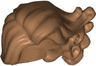 Minifigure, Hair Long, Wavy, Swept to Left