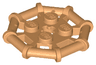 Plate, Modified 2 x 2 with Bar Frame Octagonal, Reinforced, Completely Round Studs