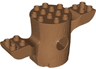 Duplo, Plant Tree Trunk 4 x 10 x 4 with Open Back and 2 Large Branches