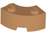 Brick, Round Corner 2 x 2 Macaroni with Stud Notch and Reinforced Underside