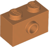 Brick, Modified 1 x 2 with Stud on Side with Bottom Stud Holder