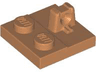 Hinge Plate 2 x 2 Locking with 1 Finger on Top