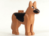 Dog, Alsatian / German Shepherd with Black Eyes, Nose, Muzzle and Sides Pattern