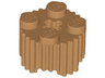 Brick, Round 2 x 2 with Axle Hole and Grille / Fluted Profile