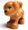 Dog, Friends Style, Puppy, Standing with Bright Light Blue Eyes, Black Nose and Mouth Pattern (Coco / Pippa / Disney Bruno)
