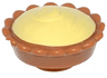 Pie with Bright Light Yellow Cream Filling Pattern