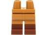 Hips and Legs with Molded Reddish Brown Lower Legs / Boots  Pattern