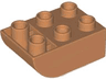 Duplo, Brick 2 x 3 Slope Curved Inverted