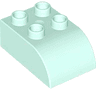 Duplo, Brick 2 x 3 Slope Curved