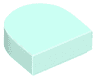 Tile, Round 1 x 1 Half Circle Extended