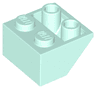 Slope, Inverted 45 2 x 2 with Flat Bottom Pin