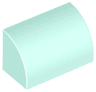 Slope, Curved 1 x 2 with Bottom Stud Holder
