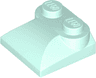 Slope, Curved 2 x 2 x 2/3 with 2 Studs and Curved Sides