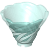Tornado of Spinjitzu Narrow with Molded Trans-Light Blue Top Pattern