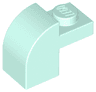 Slope, Curved 2 x 1 x 1 1/3 with Recessed Stud