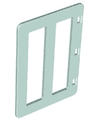 Duplo Door / Window Pane 1 x 4 x 4 with 2 Panes
