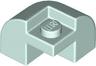 Slope, Curved 2 x 2 x 1 1/3 Corner Round with Recessed Stud