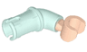 Arm with Technic Pin with Light Nougat Hand