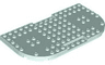 Brick, Modified 8 x 16 x 2/3 with 1 x 4 Indentations and 2 Rounded Corners