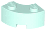 Brick, Round Corner 2 x 2 Macaroni with Stud Notch and Reinforced Underside